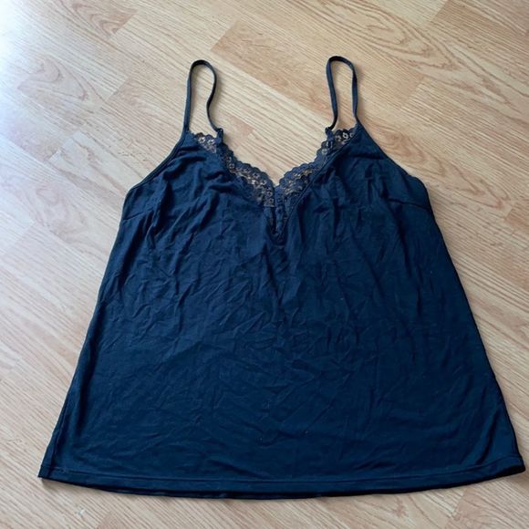 Victoria's Secret Tops - Victoria's Secret Black Sexy Lace Tanktop